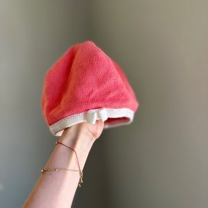 Janie and jack girls pink beret hat 6-12 months
